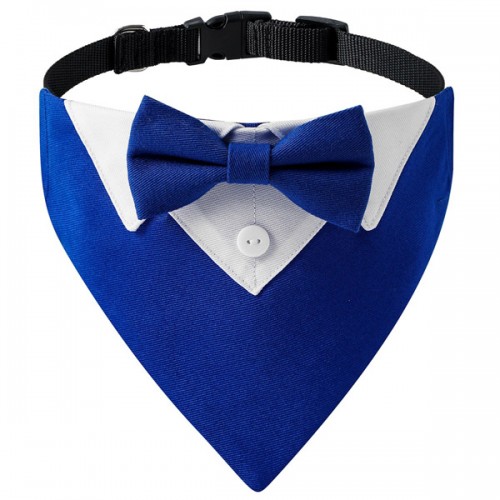Wedding Dog Collar Bandana-Bow Tie